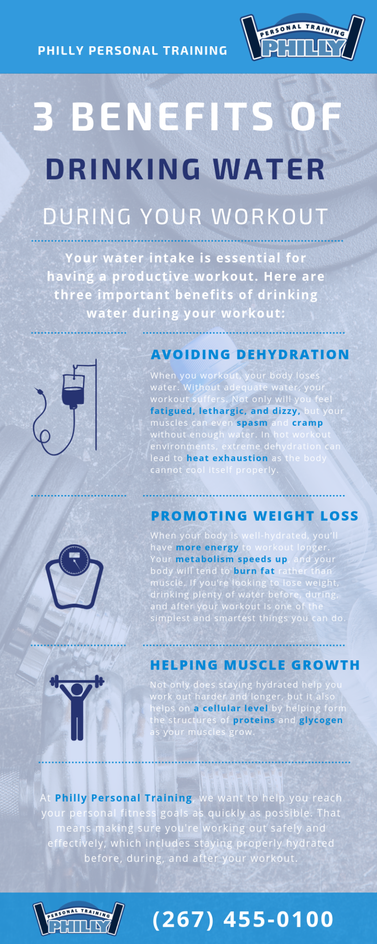 THREE BENEFITS OF DRINKING WATER DURING YOUR WORKOUT